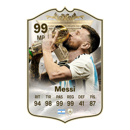 Carta de Messi Campeón del Mundo