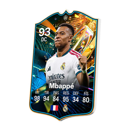 Carta de Kyliam Mbappé Real Madrid