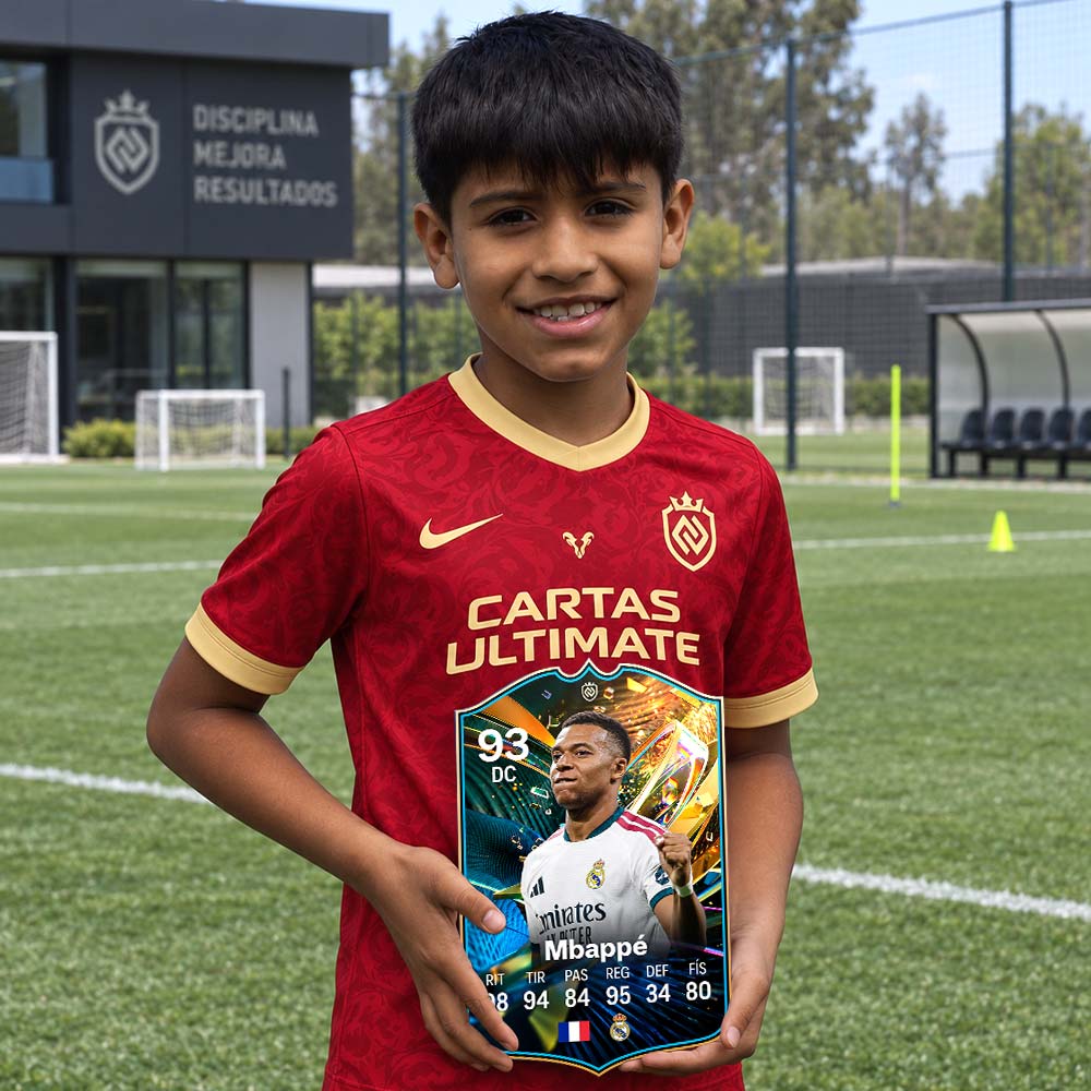 Carta de Kyliam Mbappé Real Madrid