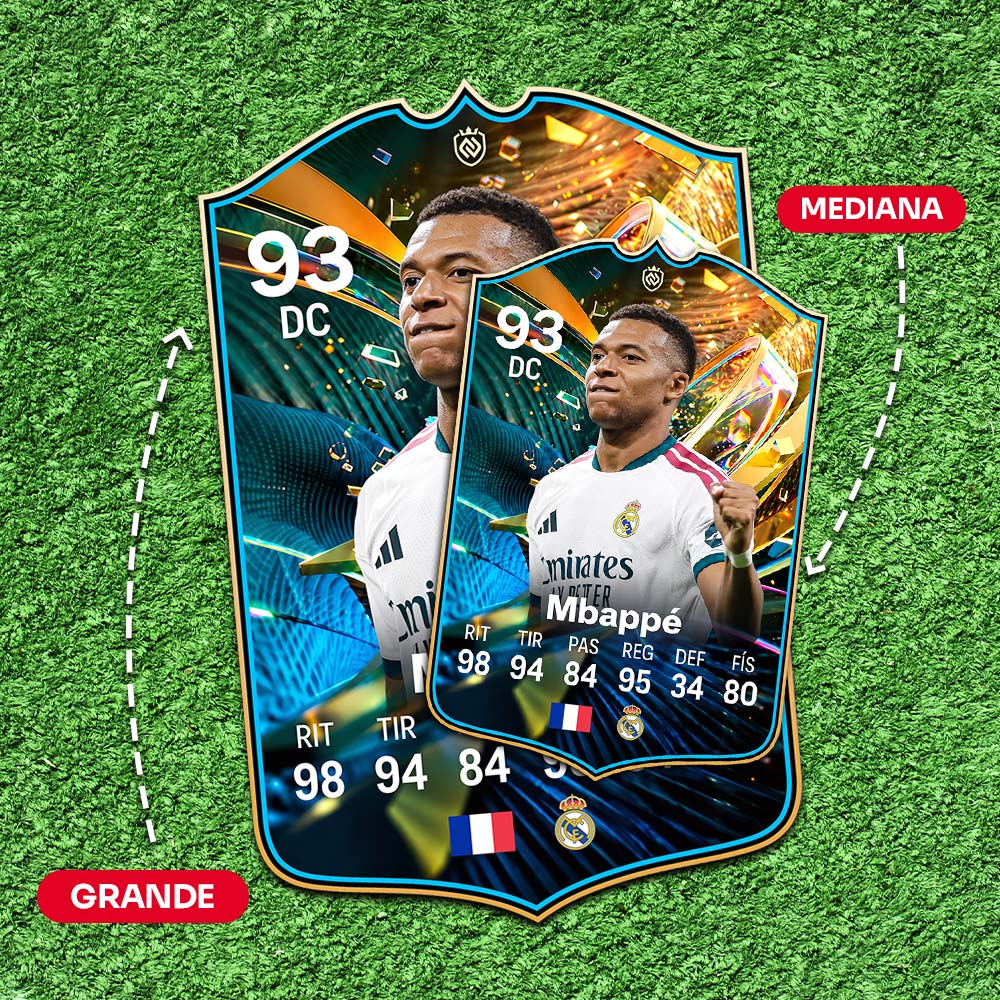 Carta de Kyliam Mbappé Real Madrid
