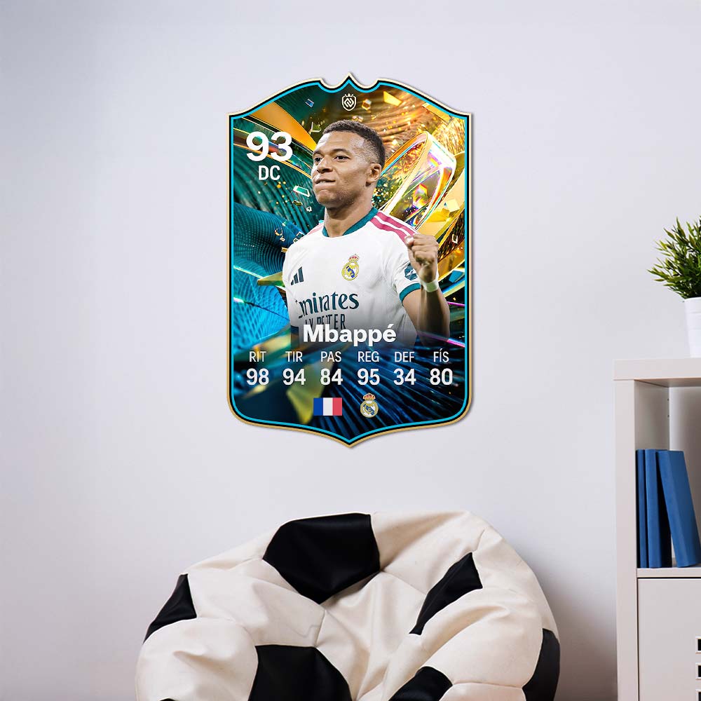 Carta de Kyliam Mbappé Real Madrid