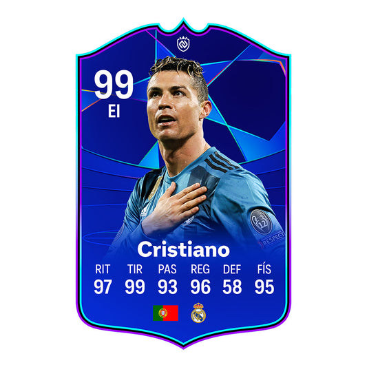 Carta de Cristiano Ronaldo Champions