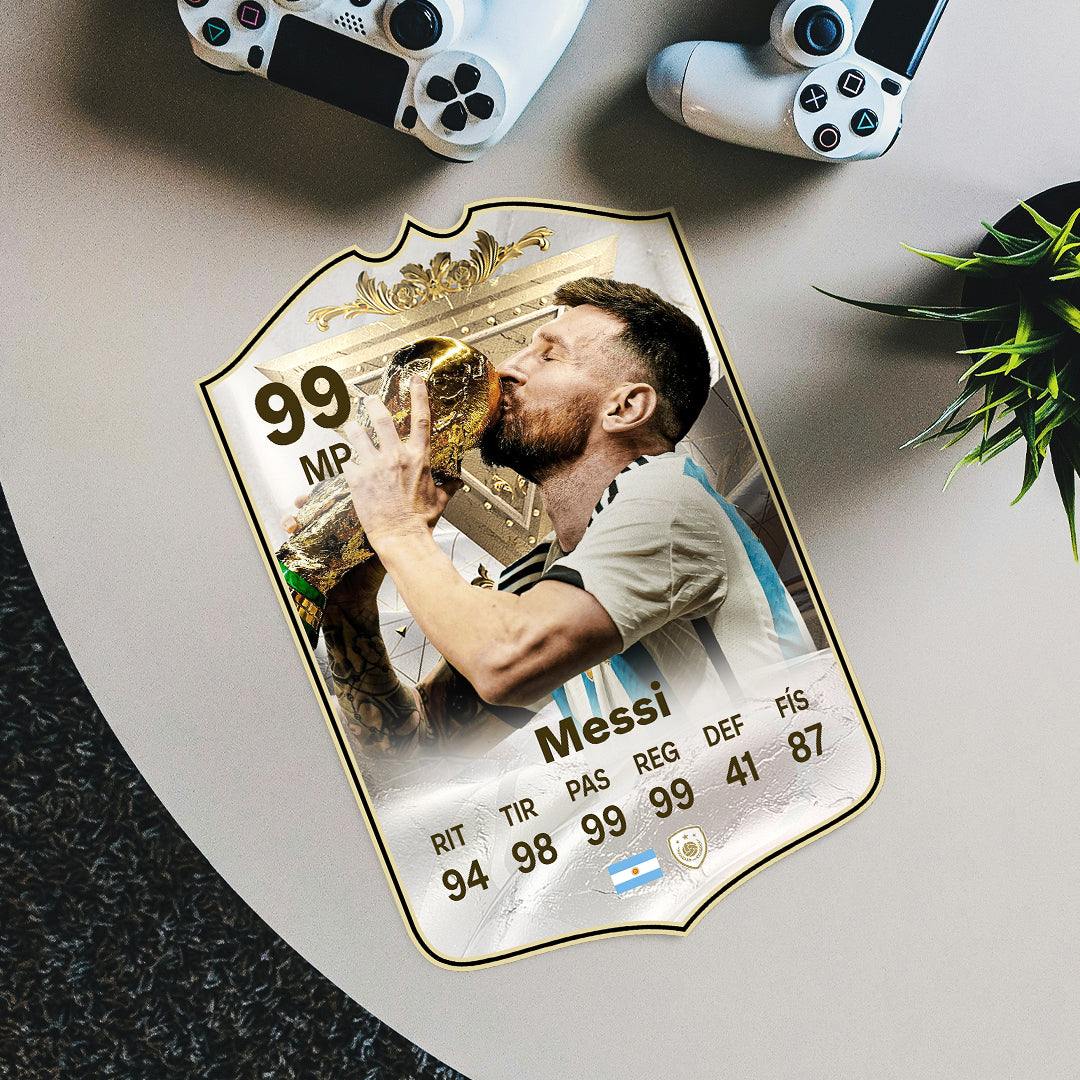 Carta de Messi Campeón del Mundo